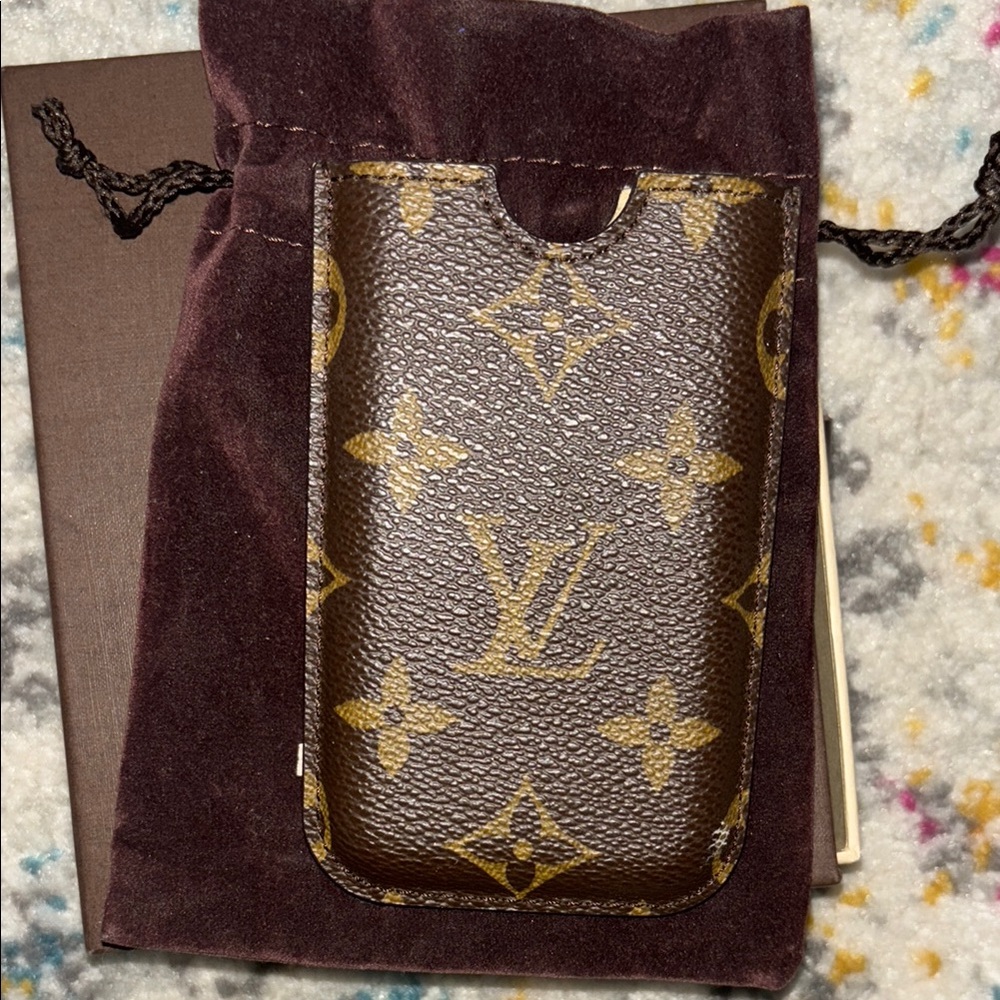 Louis Vuitton Brown Monogram Phone Case